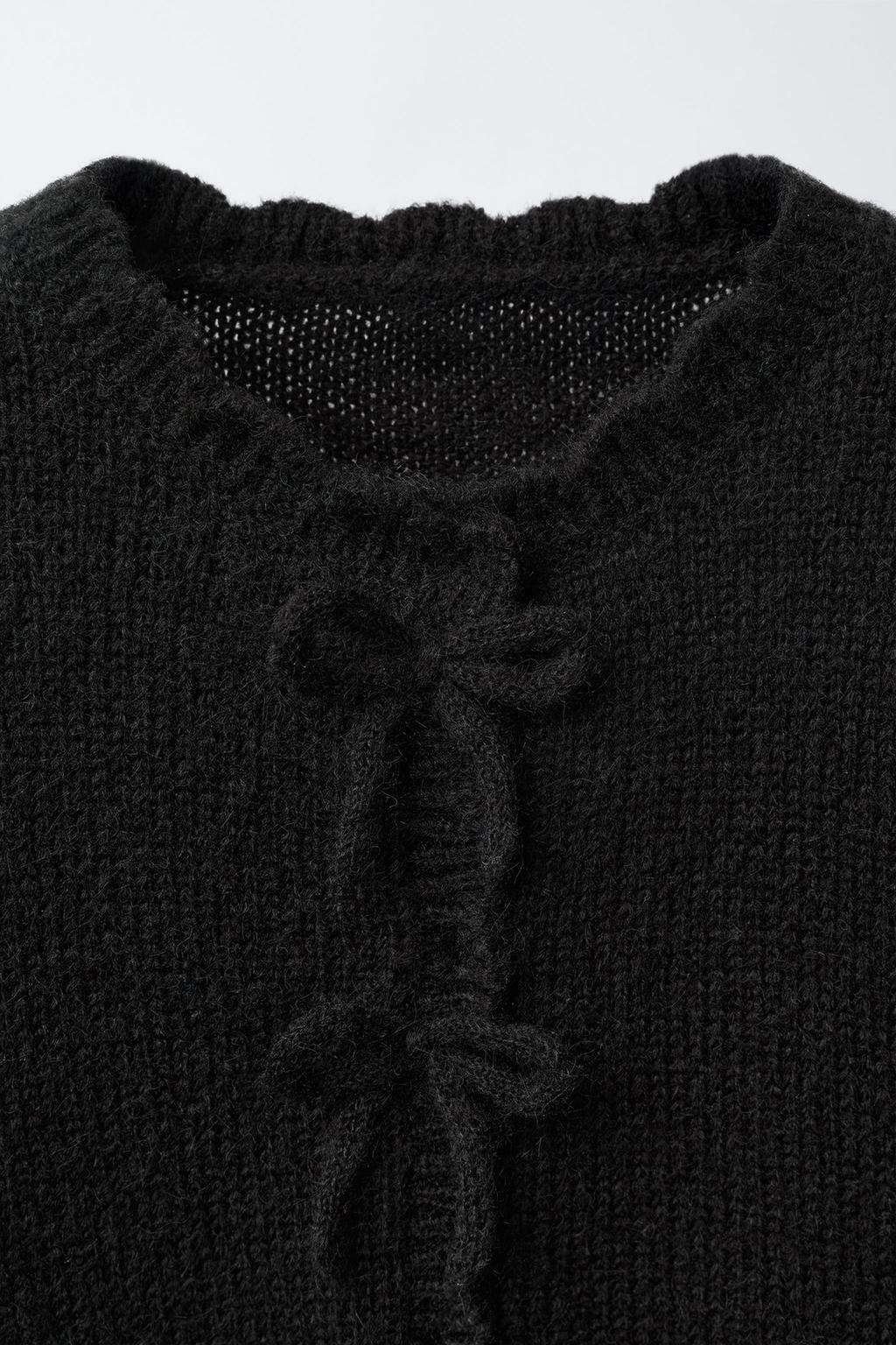 КАРДИГАН С БАНТАМИ