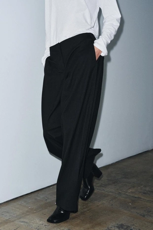 Брюки в полоску с защипами — ZW COLLECTION- Заказать в России