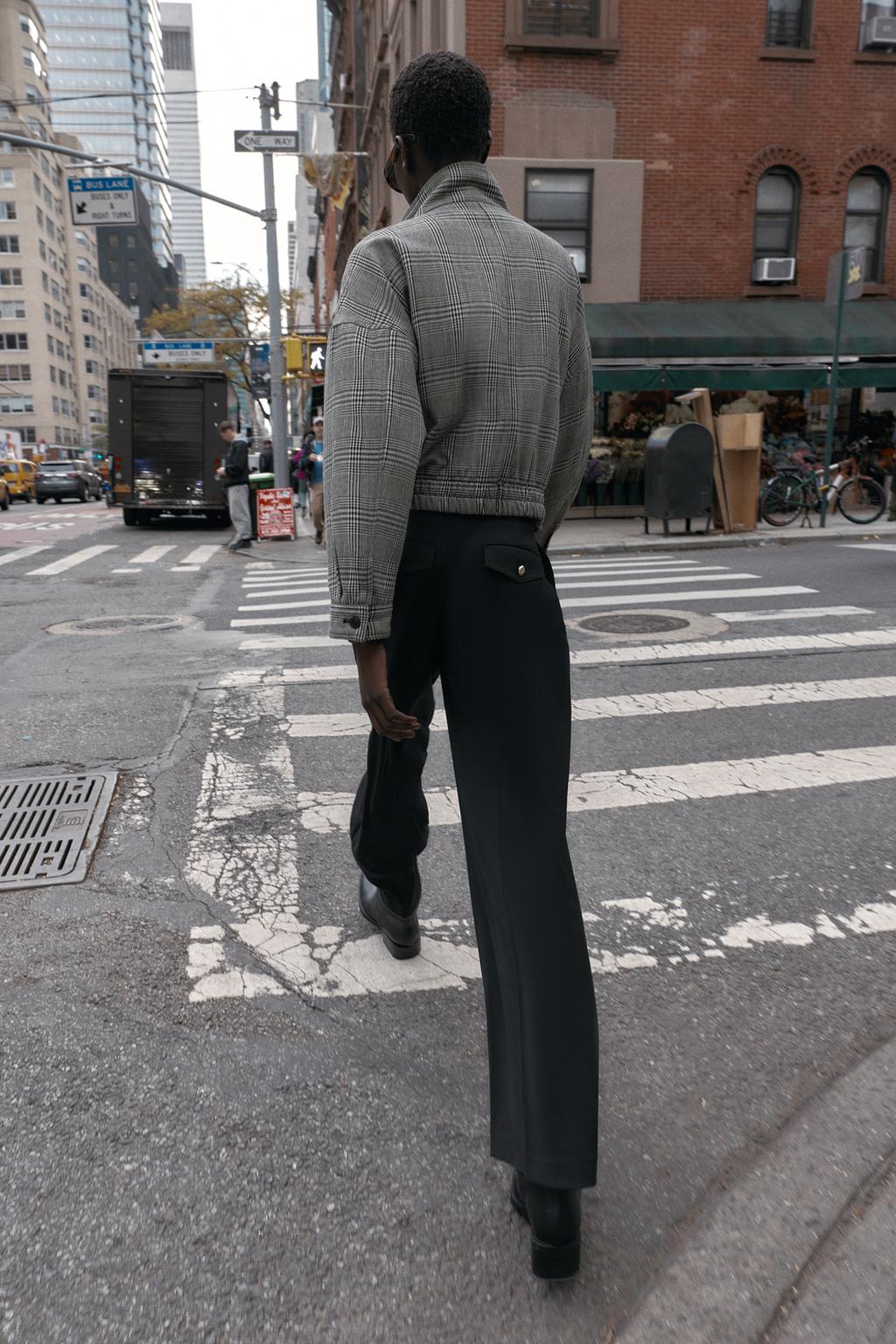 ШИРОКИЕ БРЮКИ С ВЫСОКОЙ ПОСАДКОЙ