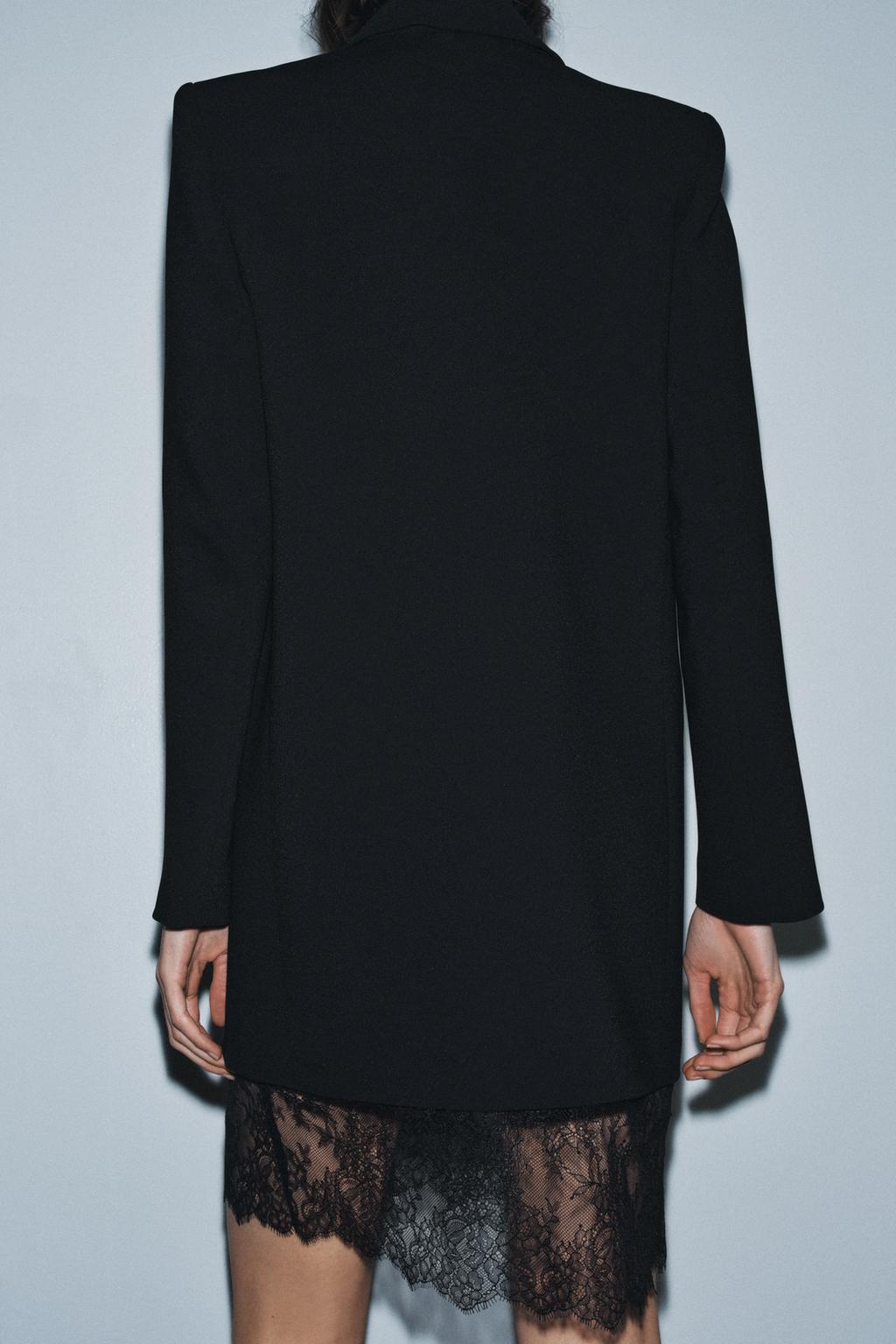 ПЛАТЬЕ-БЛЕЙЗЕР С КРУЖЕВОМ — ZW COLLECTION LIMITED EDITION