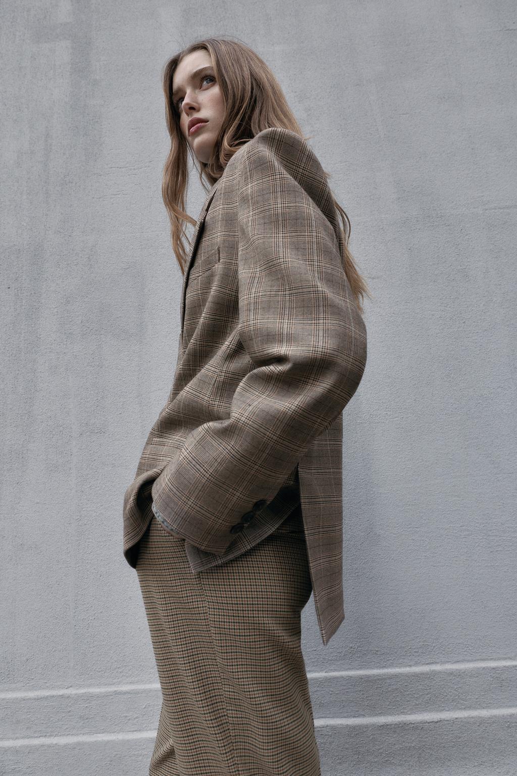 БЛЕЙЗЕР ОВЕРСАЙЗ В КЛЕТКУ