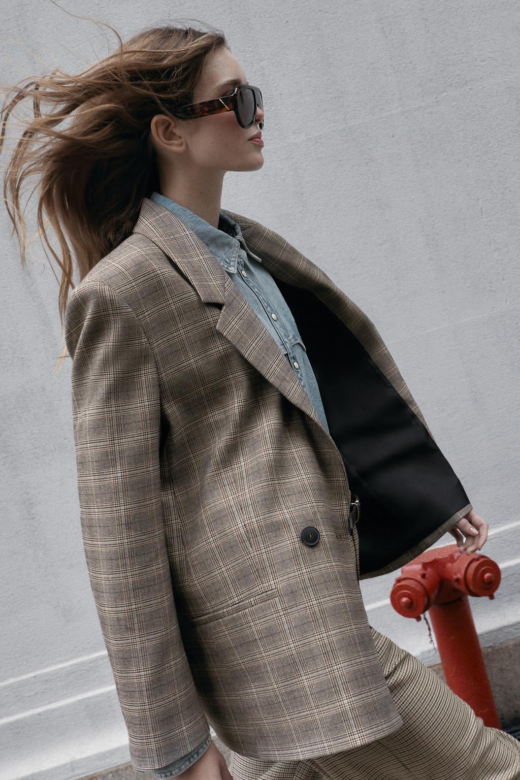 БЛЕЙЗЕР ОВЕРСАЙЗ В КЛЕТКУ