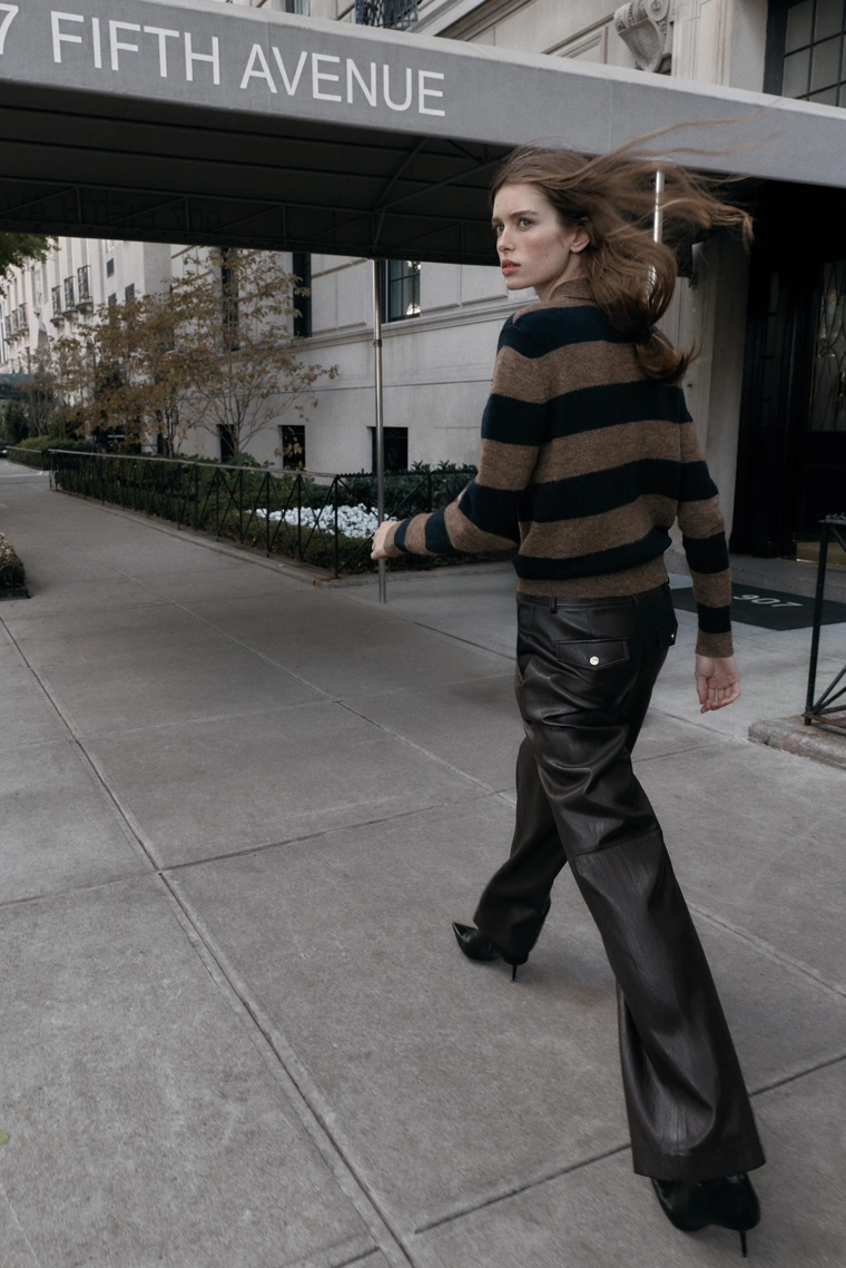 Кардиган в полоску