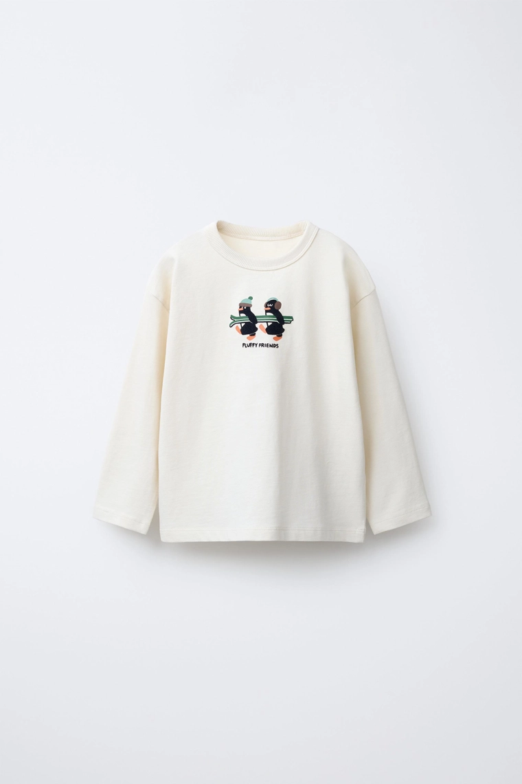 Футболка с принтом пингвина