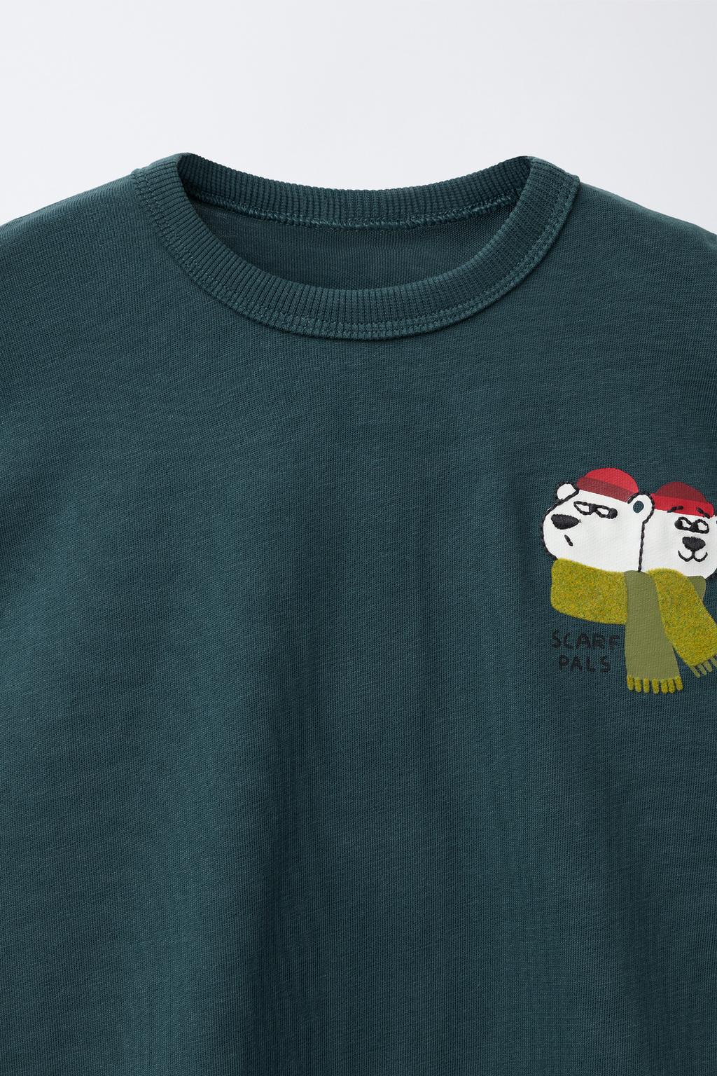 ФУТБОЛКА С ПРИНТОМ «БЕЛЫЕ МЕДВЕДИ»