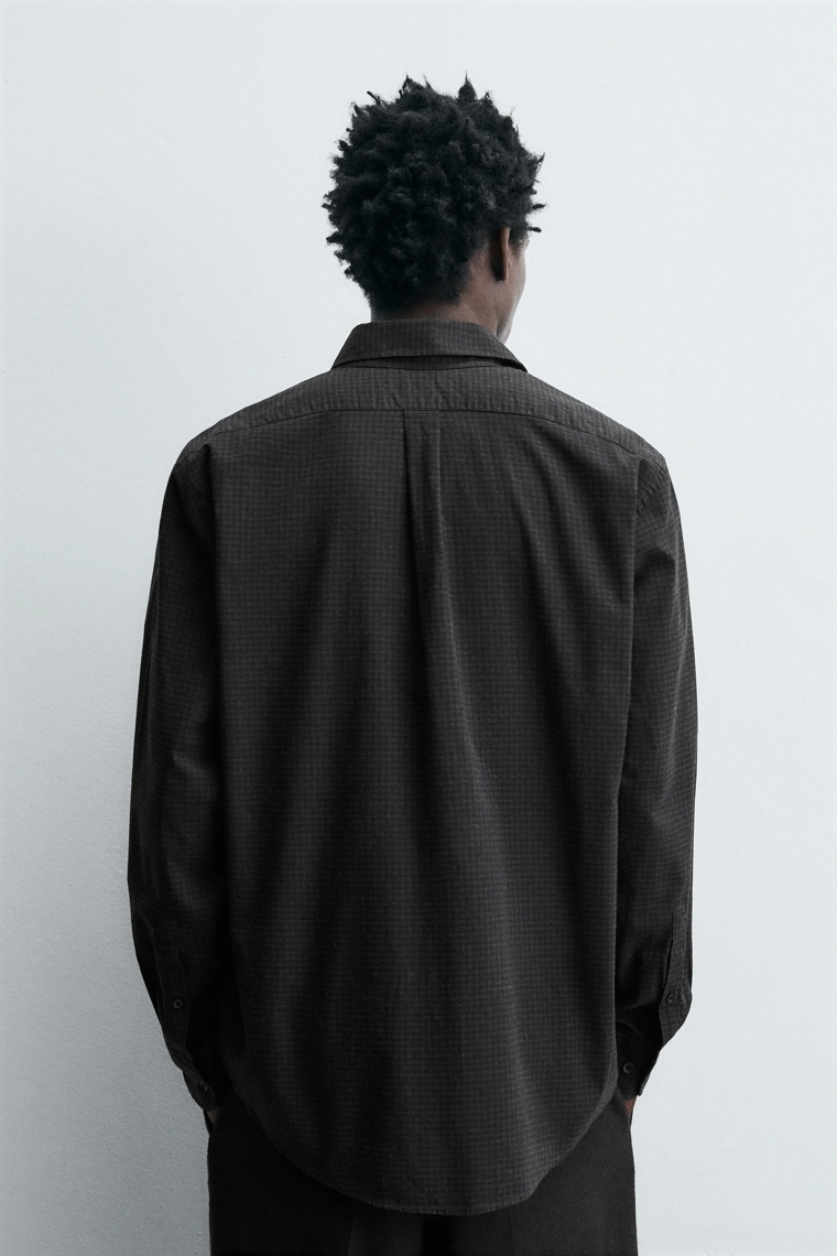 Рубашка свободного кроя в клетку (limited edition)