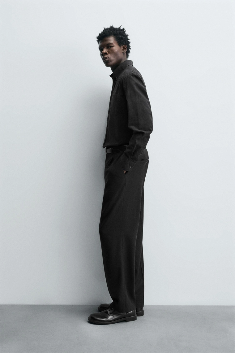 Рубашка свободного кроя в клетку (limited edition)