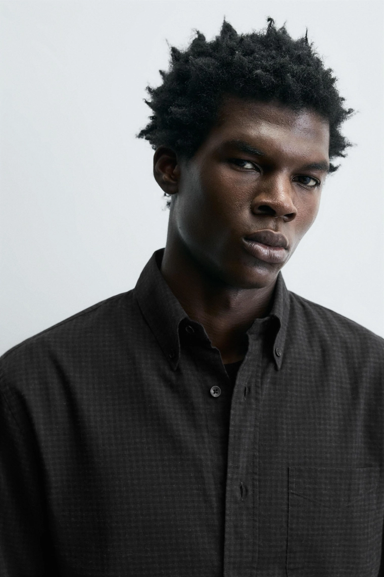 Рубашка свободного кроя в клетку (limited edition)