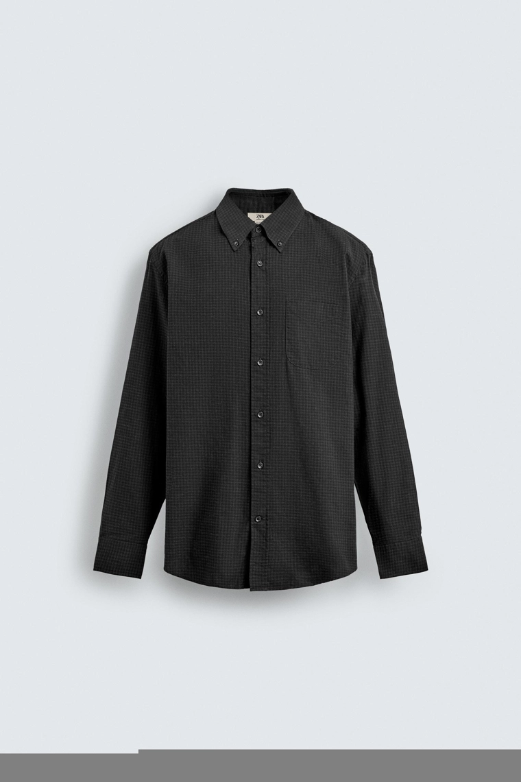 Рубашка свободного кроя в клетку (limited edition)