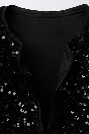 Болеро с пайетками и бантом- Заказать в России