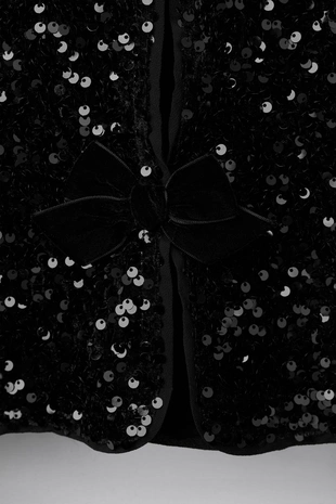 Болеро с пайетками и бантом- Заказать в России