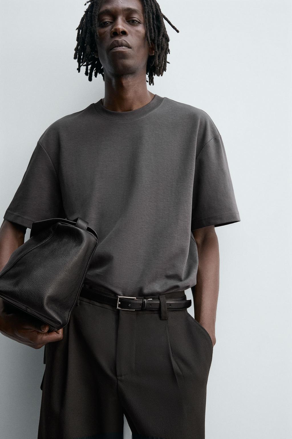 ФУТБОЛКА RELAXED FIT ИЗ ТКАНИ ИНТЕРЛОК