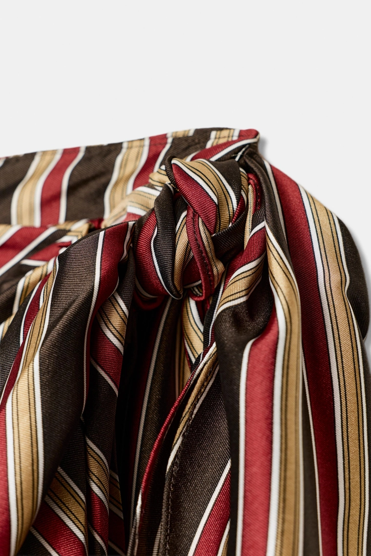 Юбка-сарафан в полоску из коллекции zara woman