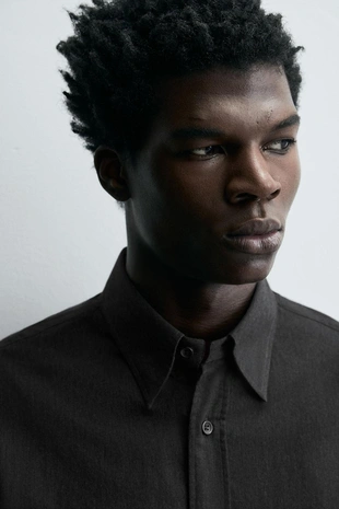 Рубашка RELAXED FIT из хлопка- Заказать в России