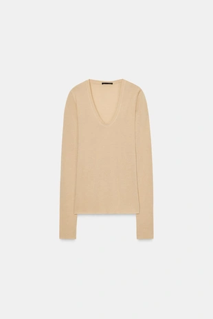 Футболка из лиоцелла и шерсти- Заказать в России