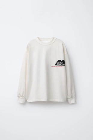 Футболка с рельефным принтом- Заказать в России