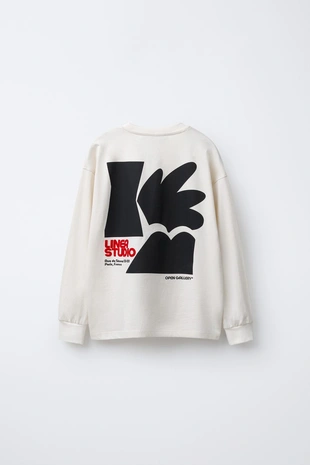 Футболка с рельефным принтом- Заказать в России