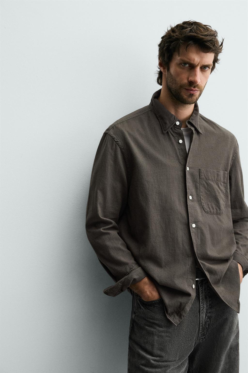 РУБАШКА С ФЛАНЕЛЕВОЙ ОТДЕЛКОЙ