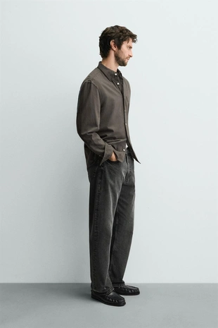 Рубашка с фланелевой отделкой