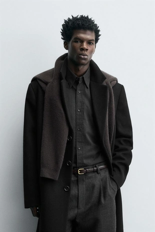 Пальто REGULAR FIT из шерсти