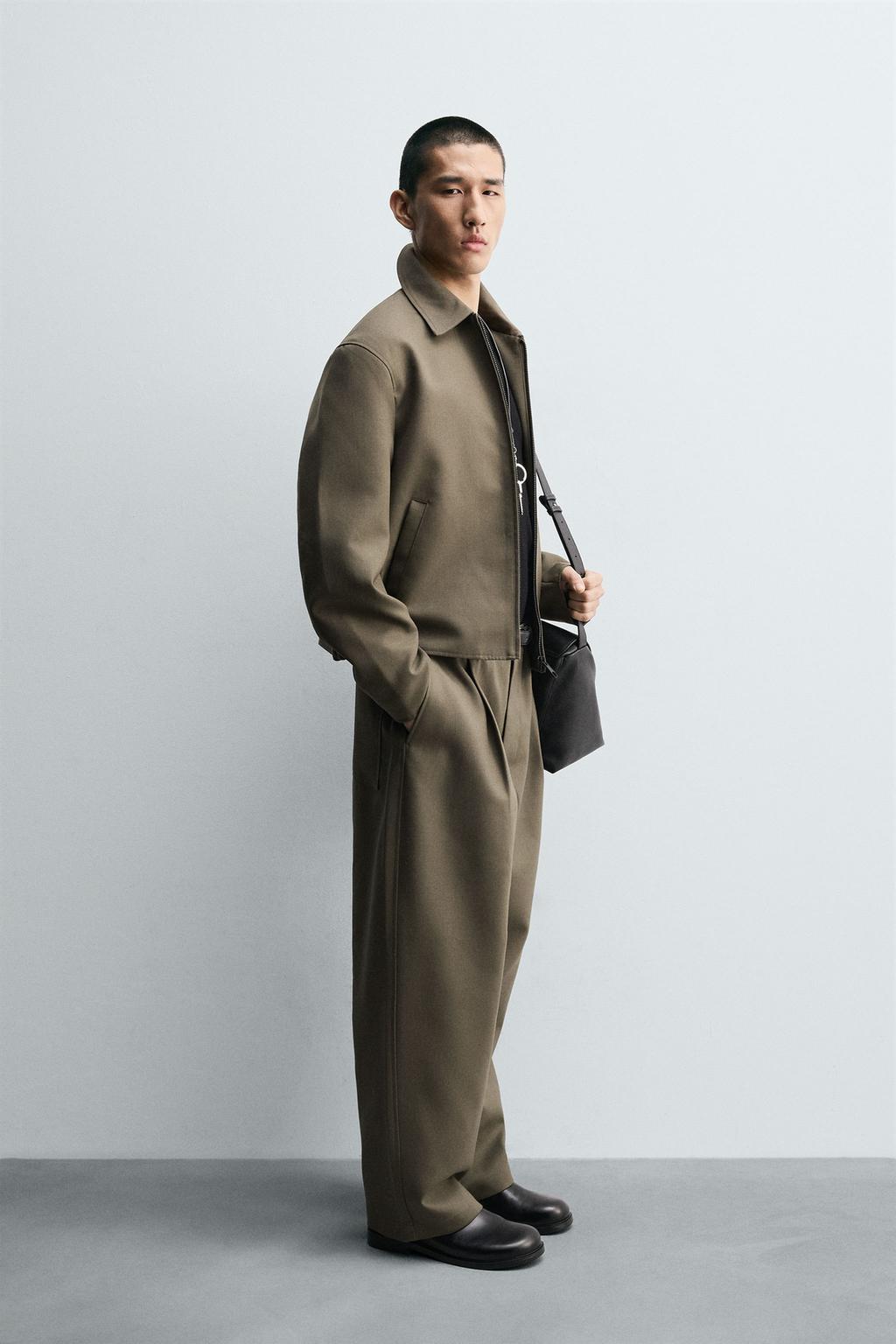 БРЮКИ BALLOON FIT С ЗАЩИПАМИ