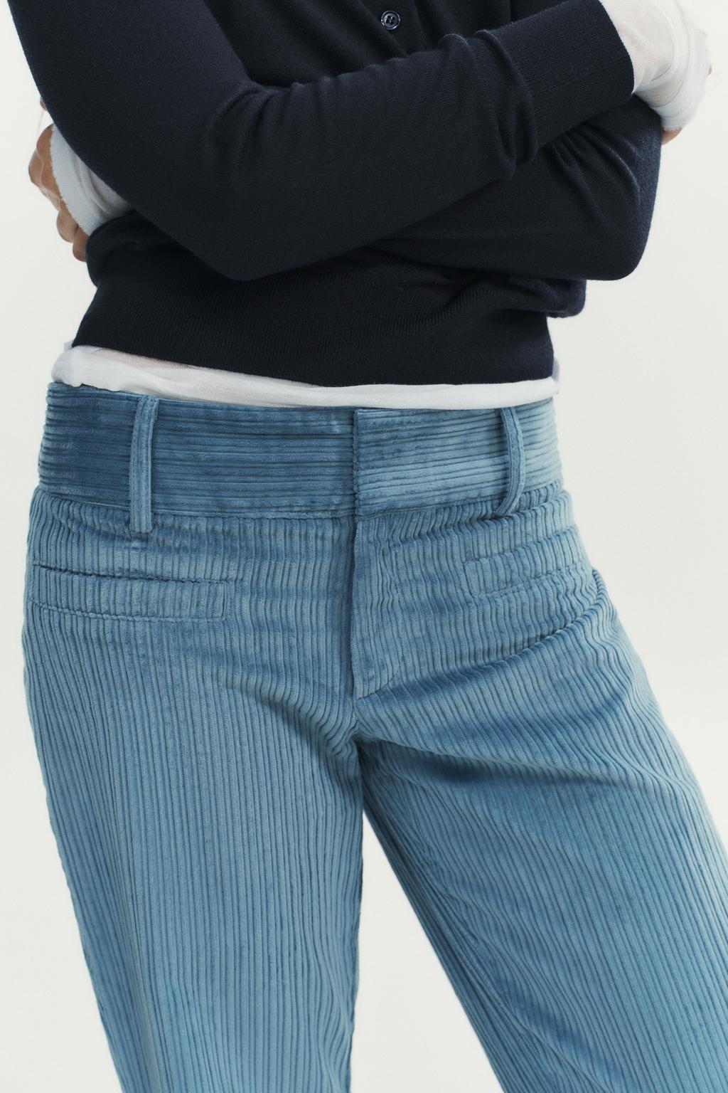 РАСКЛЕШЕННЫЕ ВЕЛЬВЕТОВЫЕ БРЮКИ