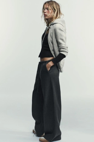 Брюки палаццо с завязками- Заказать в России