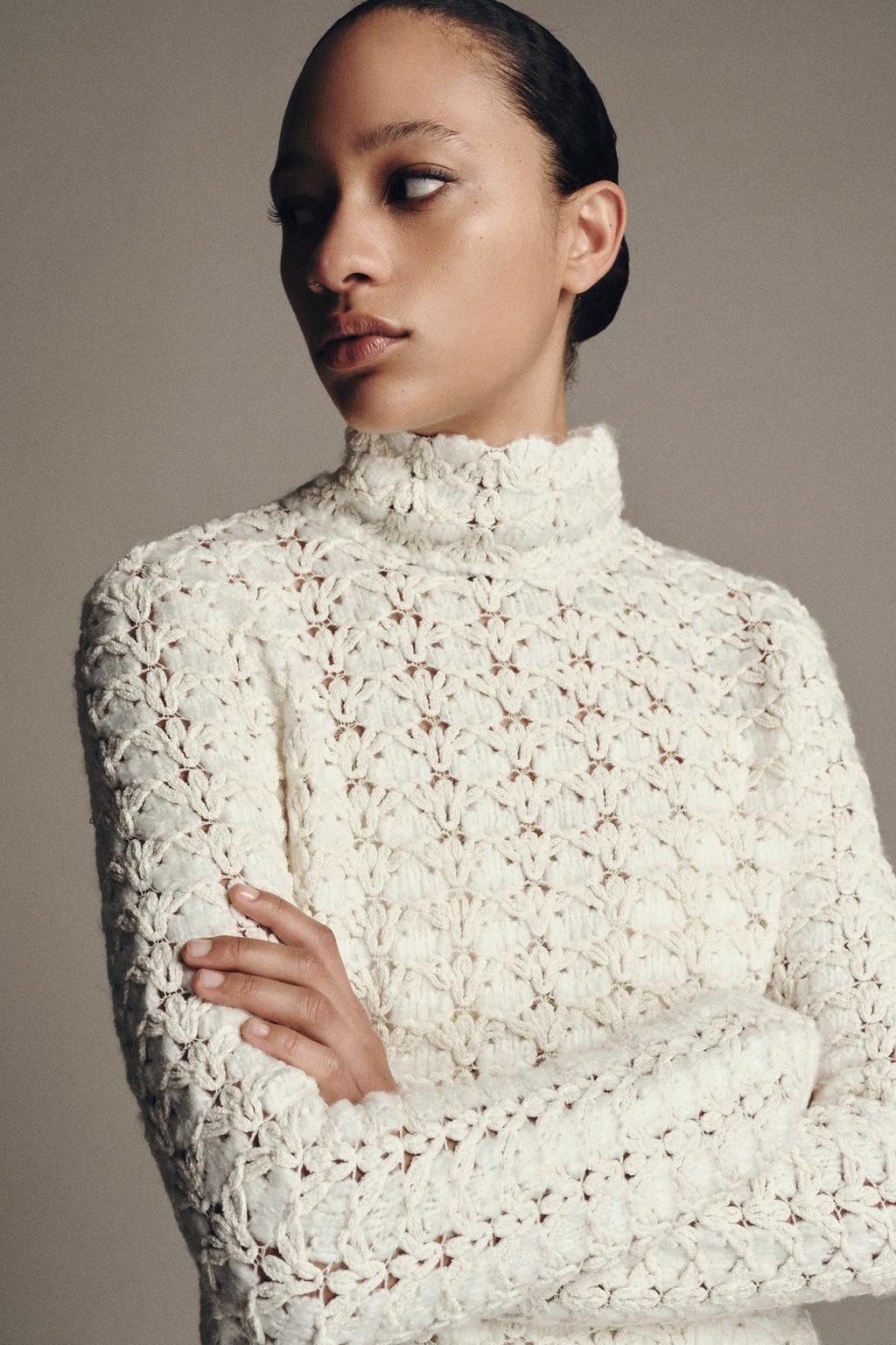 СВИТЕР ИЗ КОМБИНИРОВАННОГО ТРИКОТАЖА