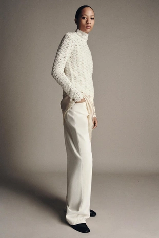 Свитер из комбинированного трикотажа- Заказать в России