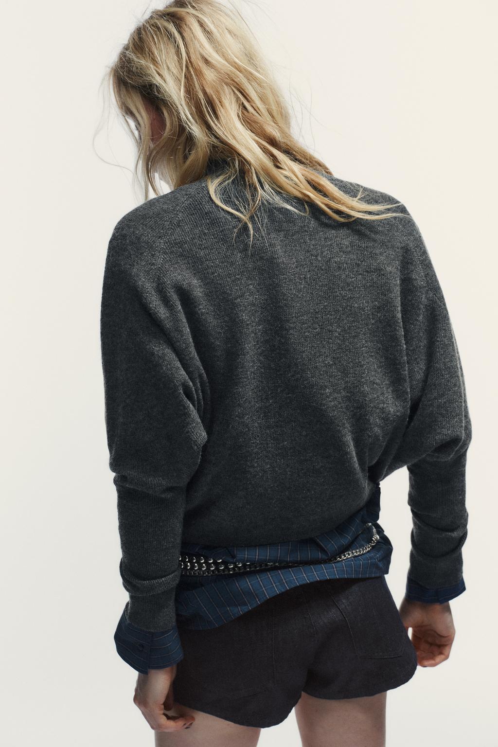 ДЖЕМПЕР С РУКАВАМИ «ЛЕТУЧАЯ МЫШЬ»