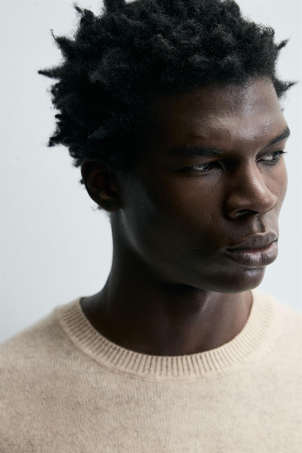 СВИТЕР КЛАССИЧЕСКОГО КРОЯ ИЗ СМЕСОВОЙ ШЕРСТИ