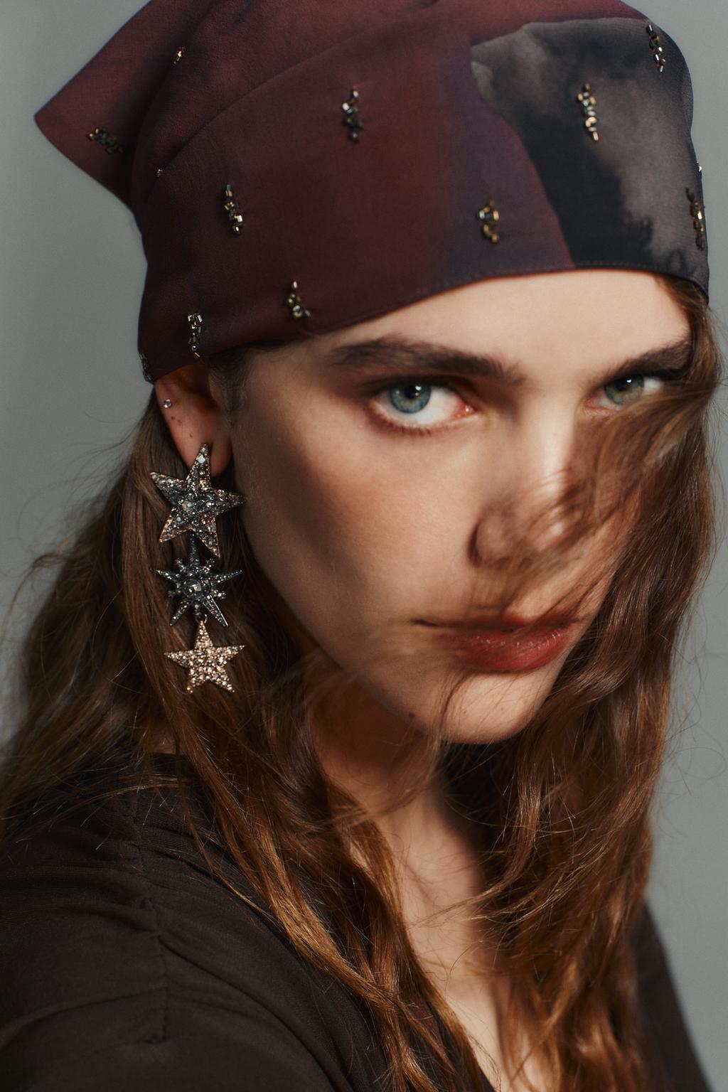 СЕРЬГИ «ЗВЕЗДЫ» СО СТРАЗАМИ