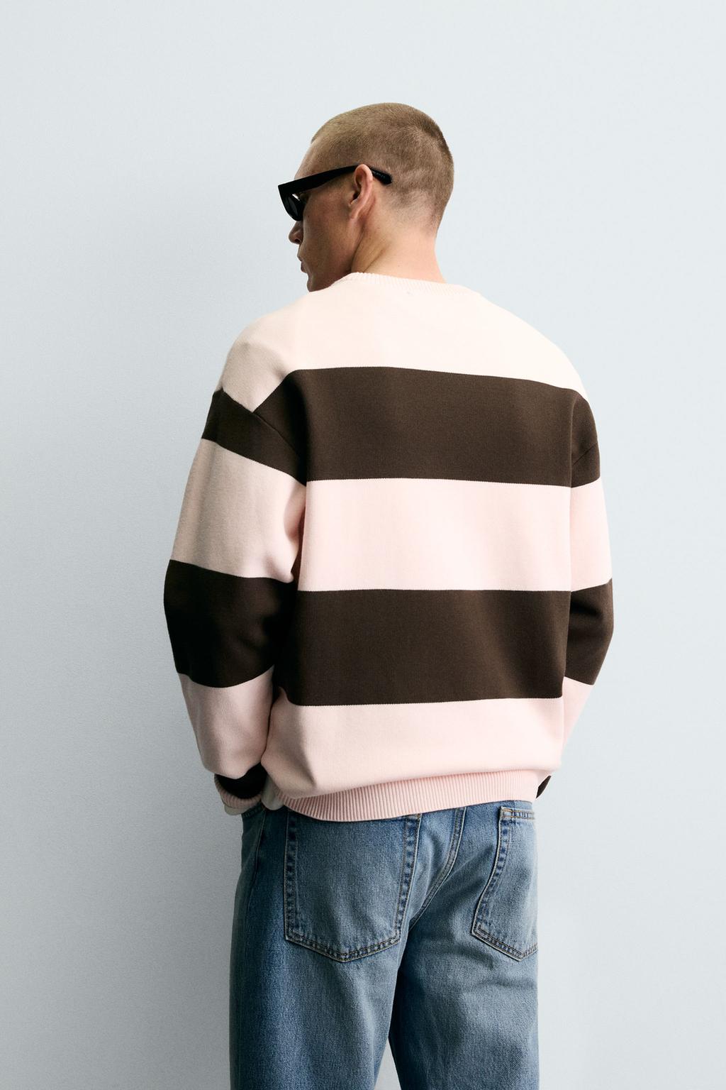 СВИТЕР ИЗ МЯГКОЙ РЕЛЬЕФНОЙ ТКАНИ