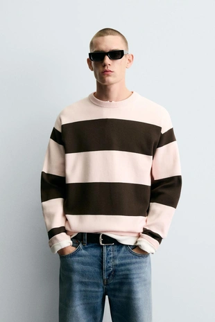 Свитер из мягкой рельефной ткани- Заказать в России