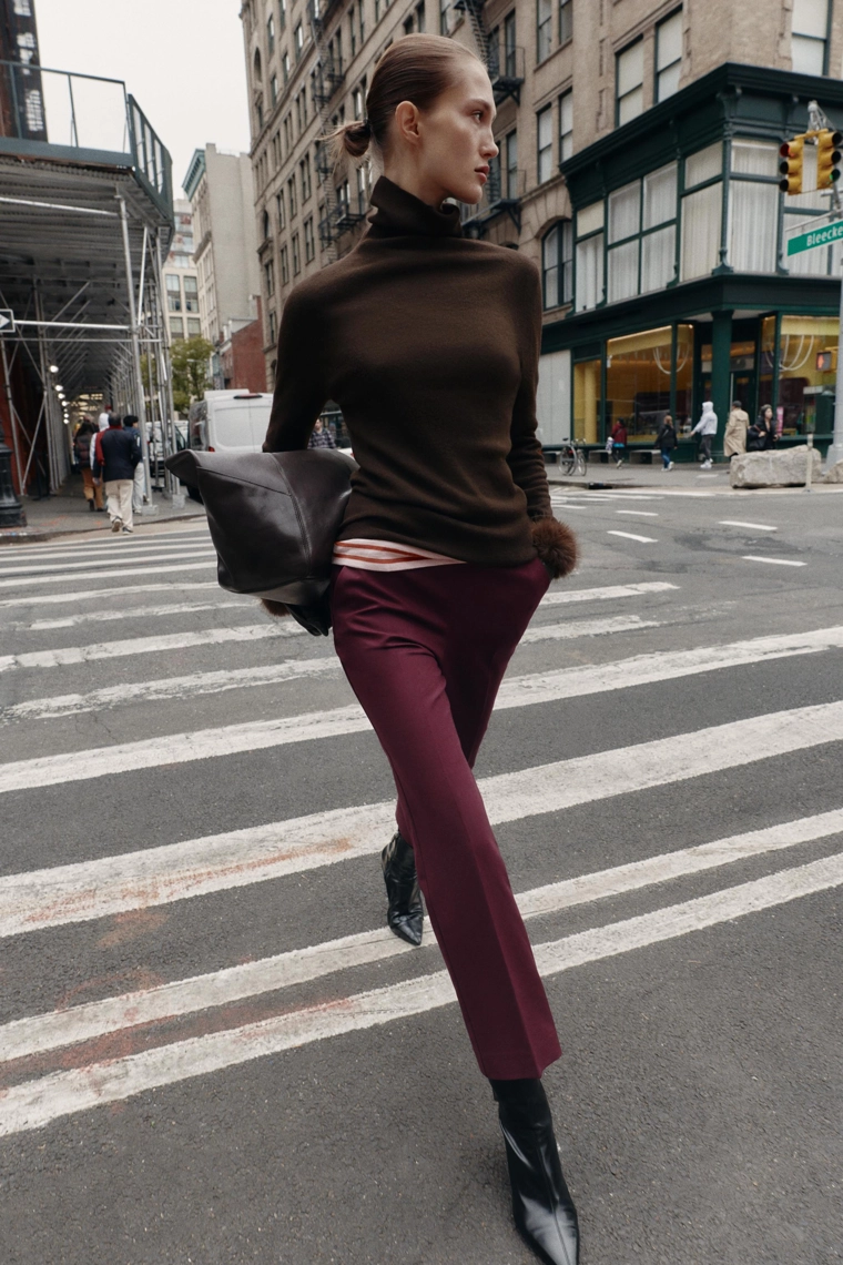 Брюки прямого кроя