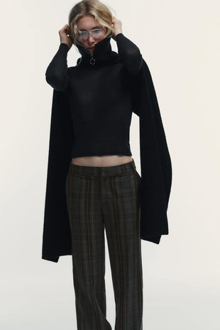 Брюки в клетку- Заказать в России