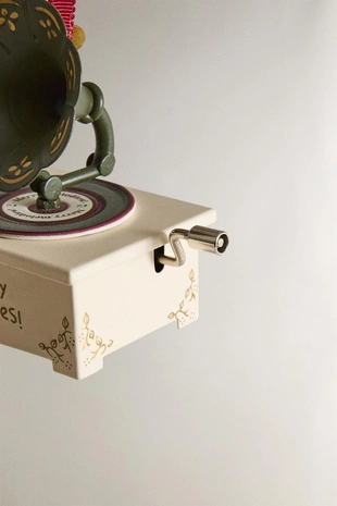 Рождественская игрушка ёлочка граммофон- Заказать в России