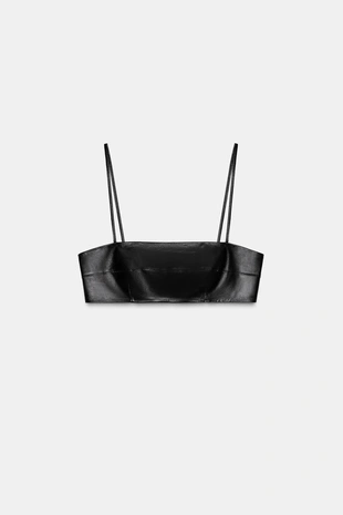 Коллекция ZW: топ-бандо из 100% кожи - LIMITED EDITION- Заказать в России