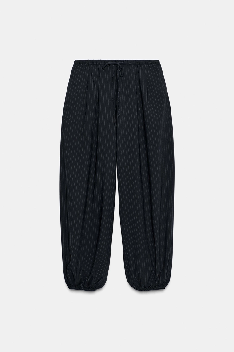 Брюки-бананы с полосками zw в коллекции