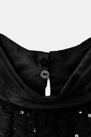 Топ асимметричного кроя с пайетками- Заказать в России