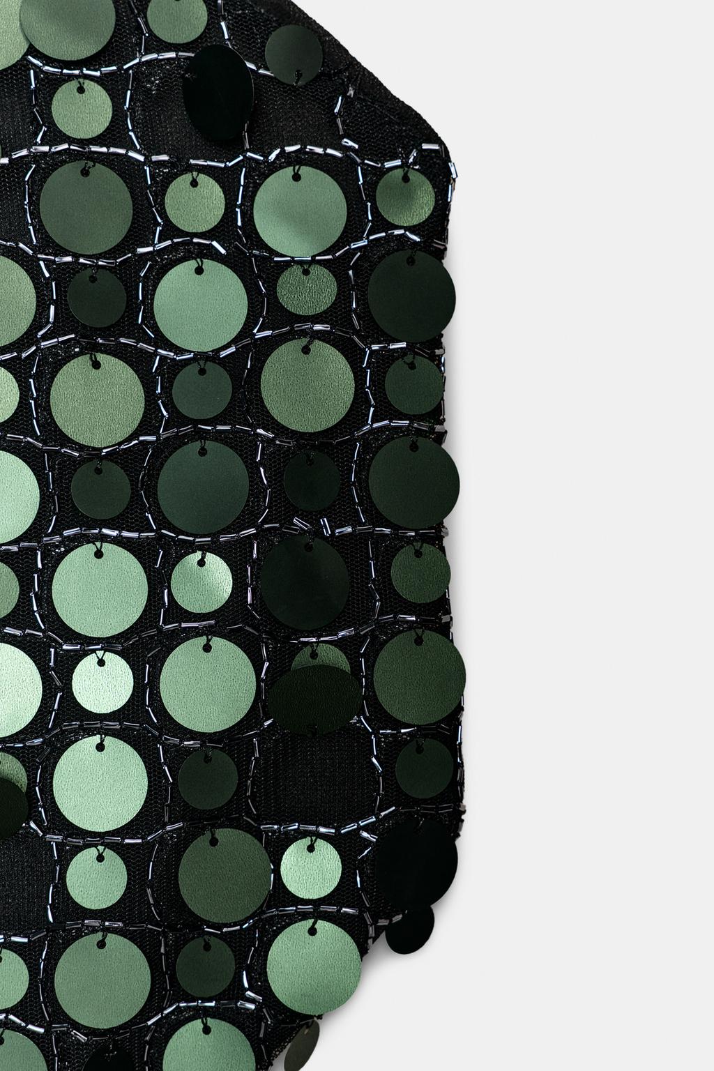 ТОП С ГОРЛОВИНОЙ ХАЛТЕР И ПАЙЕТКАМИ