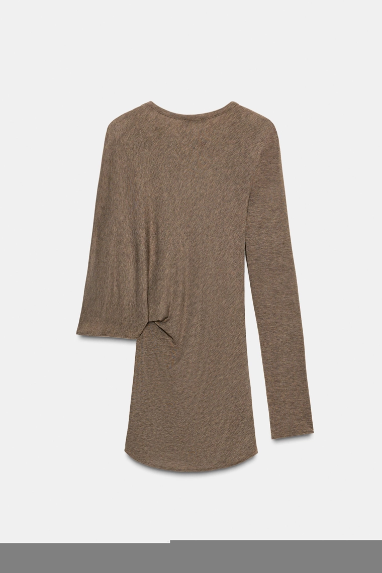 Асимметричный топ-пончо