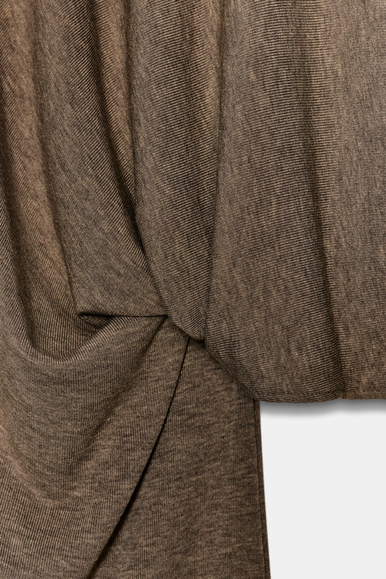 Асимметричный топ-пончо