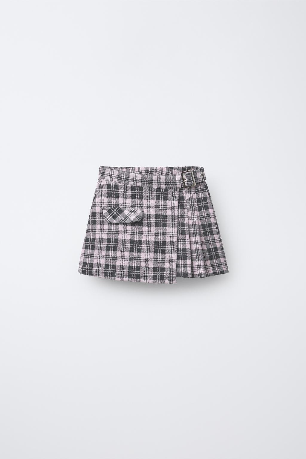 ЮБКА-ШОРТЫ В КЛЕТКУ