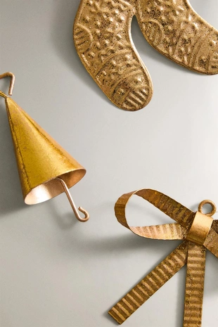 Набор металлических рождественских аксессуаров (набор из 3)- Заказать в России