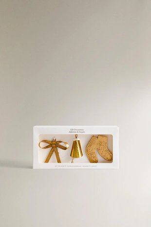 Набор металлических рождественских аксессуаров (набор из 3)- Заказать в России