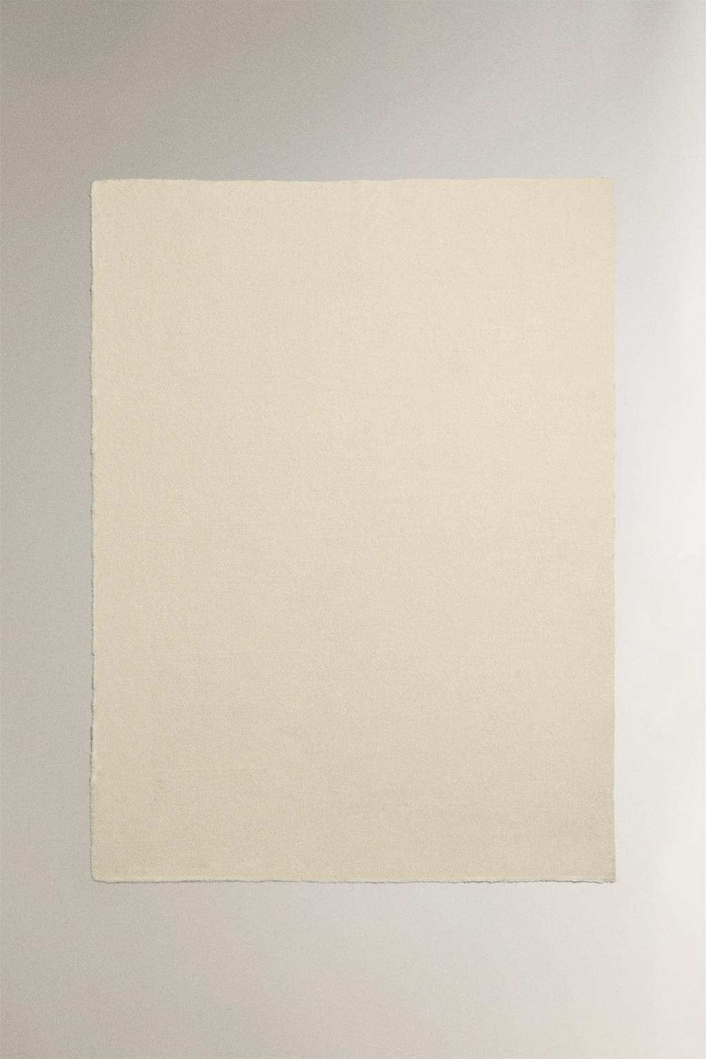 Плед с мягкой бахромой