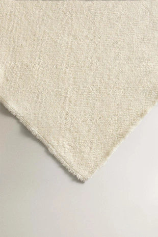 Плед с мягкой бахромой- Заказать в России