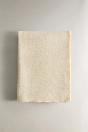 Плед с мягкой бахромой- Заказать в России