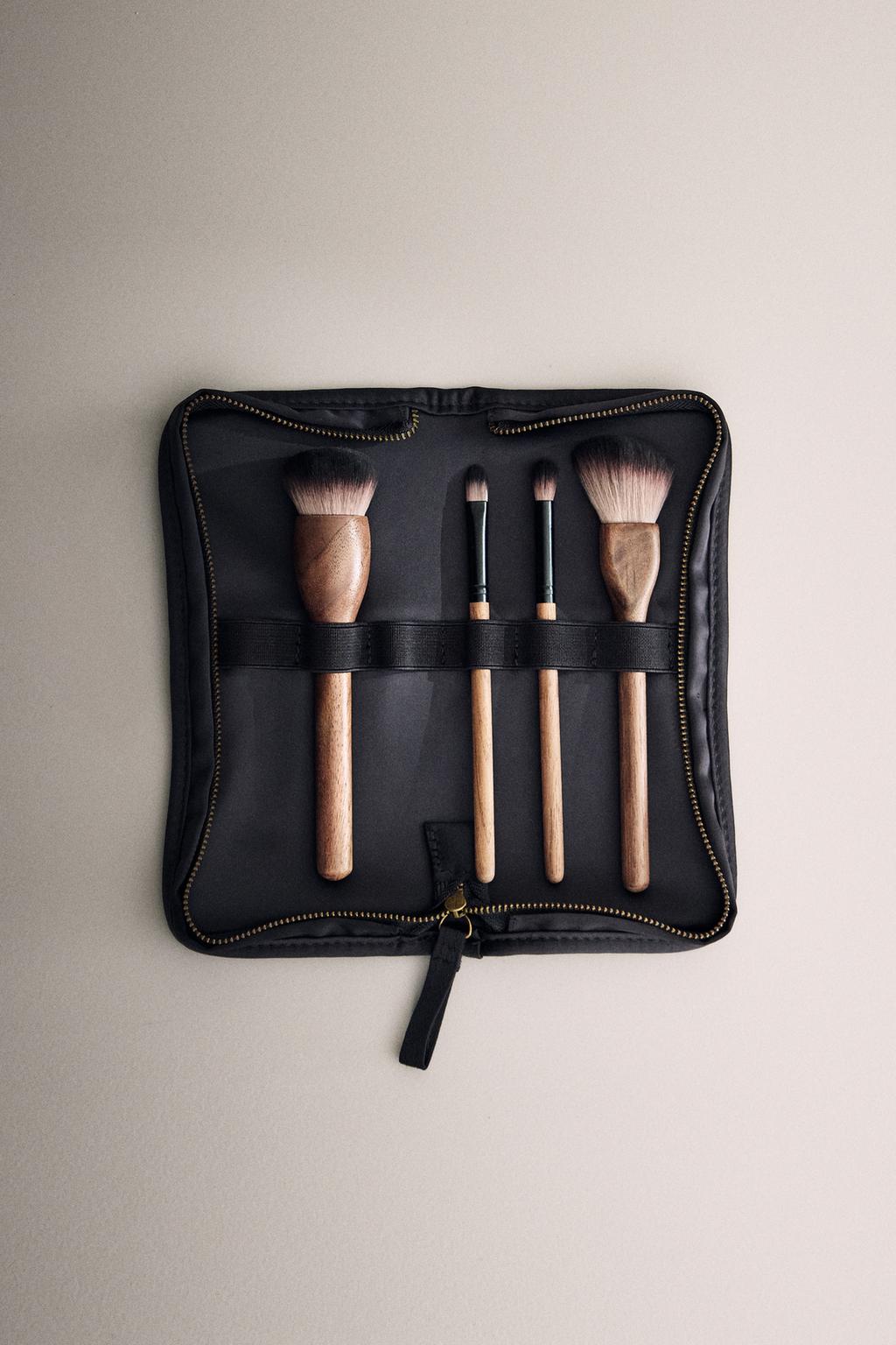 Косметичка для макияжа из сатина